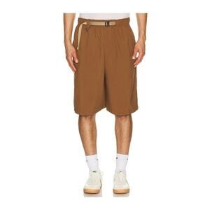 Men Size M Nike ACG Orb Weaver Shorts M Brown UV Repel Stretch HJ2887-235